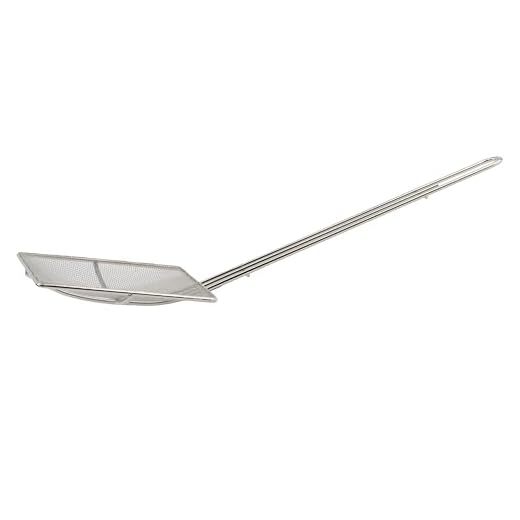 Winco Square Mesh Skimmer, 6.75-Inch, Medium, Nickel