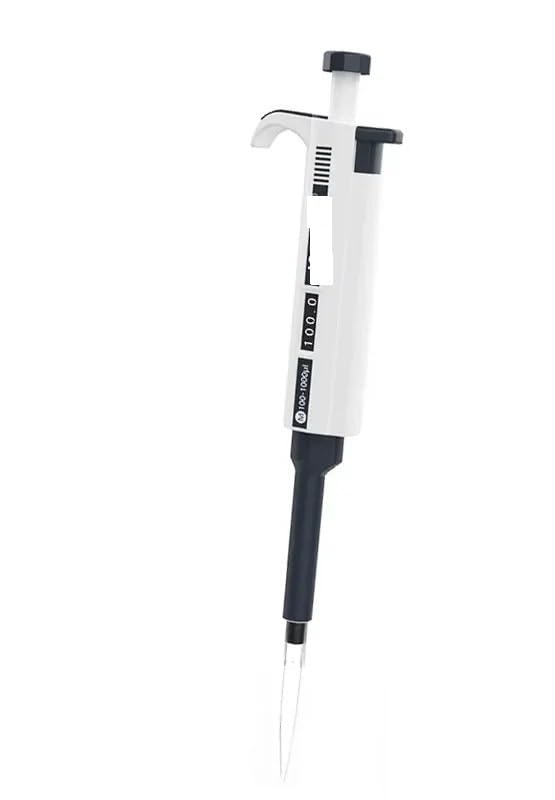Lab Instruments - Laboratory Pipette Single Channel of Pipettes Manual Adjustable Pipettor Digital Pipette Gun(500-5000ul)