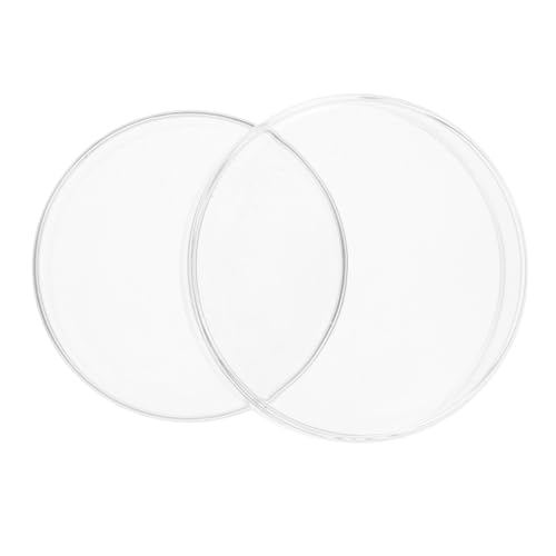 CHILDWEET High Borosilicate Glass Petri Dish 90mm x 15mm Science Experiment Plates Plate