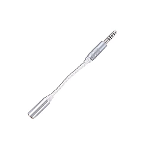 Yaowanguan 4.4mm 5 Pole Balanced Male to 3.5mm Balanced Female Adapter Cable for Sony NW-ZX300A/NW-WM1A/NW-WM1Z/TA-ZH1ES Audio Player/Amplifier,Balanced Silver-Plated Converter Connector 14cm/5.51inch - Image 3
