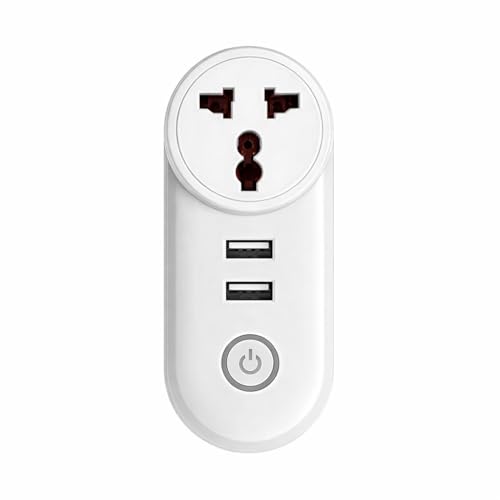 Smart Home Beginner Guide: Build Your First Smart Home 25 Lezu Wi-Fi Smart Universal Plug with 2 USB ports, Compatible wiht...