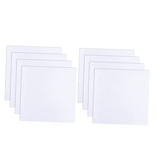 GLSTOY Cloth 10pcs Embroidered Fabric White Cotton Aida Cloth 11ct Counted Cross-Stitch for DIY Needlework