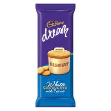 Dairy Milk Dream_White Chocolate with Biscuit_2.82oz/80g_4 Pack