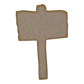 Sign Post - Laser Cut 3mm MDF Craft Shape Blanks (Small)