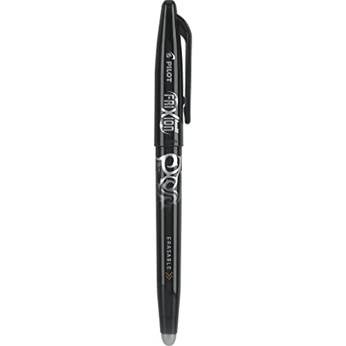 Image of Pilot FriXion Ball Erasable Gel Pens, Fine Point, Black Ink, Dozen Box (31550)