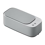 BOKIOESDE 低ノイズ超音波マシンジュエリー活性化お気に入りの作品の輝きと美しさ超音波ジュエリークリーナー ABS, 白