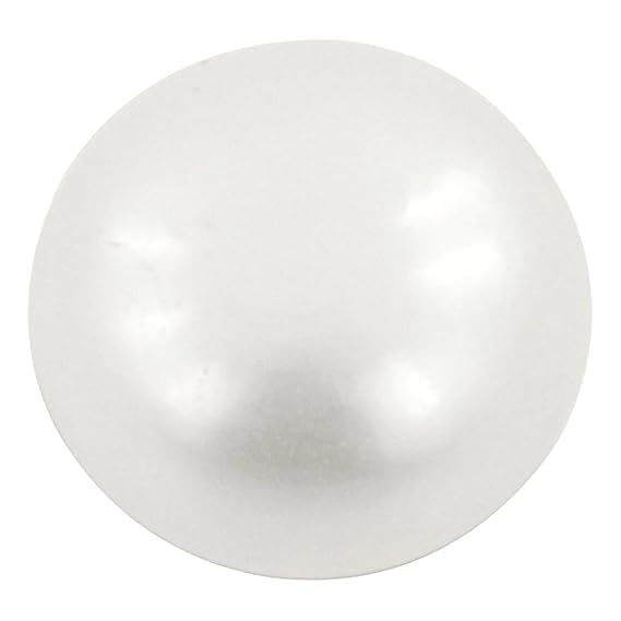 Stunning Gem! White Pearl Moti Shiny Gemstone 5 Carats by Vaibhav Gems-image-17