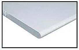 Workbench Top - ESD Safety Edge, White, 48" W x 36" D x 1-1/4" Thick