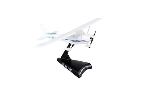 Postage Stamp Cessna 172 Skyhawk&reg; 1:87 Scale Diecast Model Airplane &mdash; Officially Licensed...