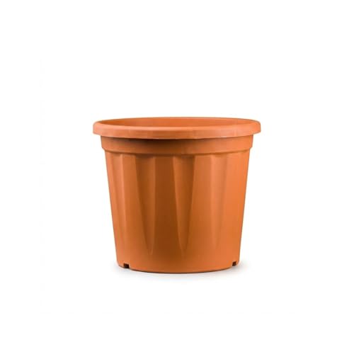 Image of 7 Inch Heavy Duty Plastic Planter | Grower Pot /Garden Pot for Home & Garden (Terracotta) (Pack of 1)