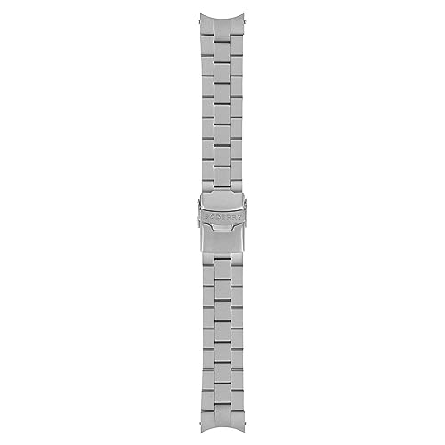 BODERRY Men's Watch Titanium Automatic Field Watch 40mm Military Watch Day Date Function 100M Waterproof with Titanium Bracelet Japanese Mechanical Movement & Screw Down Crown—Voyager