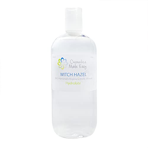 Witch Hazel (Distilled, Alcohol Free) 1 Litre/1000ml Pure & Natural, Cosmetics Made Easy