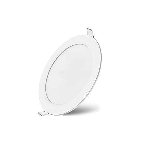 15w LED Slim Einbauleuchte einbaupanel slim Panel Spot Rund Ø 20 cm mit integriertem LED Trafo Warmweiss