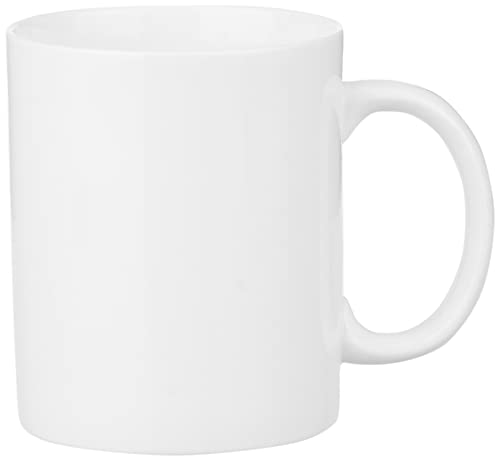 Image of Clay Craft - 330ml - White Coffee /Milk /Tea Mug - Glossy (1 Piece)