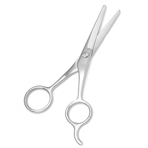 Stainless Steel Facial Hair Small Pet Professional Grooming Scissors Shears Beard & Mustache Scissors -Beards, Mustache & Eyebrows and Pet Fur For Precise Facial Hair Trimming (5.5 Inch A) Stainless Steel Facial Hair Small Pet Professional Grooming Scissors Shears Beard & Mustache Scissors -Beards, Mustache & Eyebrows and Pet Fur For Precise Facial Hair Trimming (5.5 Inch A)