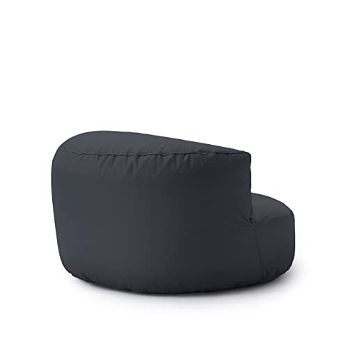 Lumaland Sitzsack Lounge | Sofa-Sitzsack 90 x 50 cm mit Rückenlehne | Indoor & Outdoor Beanbag | Wasserabweisend… – Bild 8