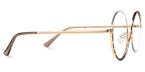 Vooglam Tortoise Round Frame Eyewear For Women Manley #TOP3