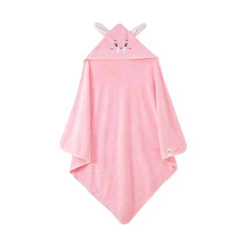 Jn&Lulu Organic Cotton Fabric Hooded Towel For Kids & Toddlers, Ideal At Bath, Beach, Pool cover