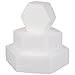 DOITOOL 3Pcs Torta di Schiuma di Polistirene Espanso Dummies Liscio di Figura di Esagono Modello di Torta per La Cottura di Pratica Lavorazione Modellazione Composizioni Floreali 4