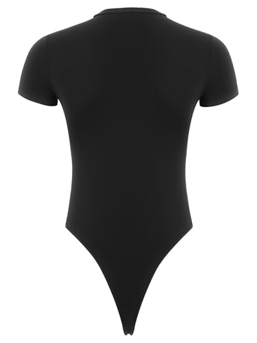 Men’s High Cut Bodysuits Press Button Crotch Leotard Bathing Suits Compression Nightwear4