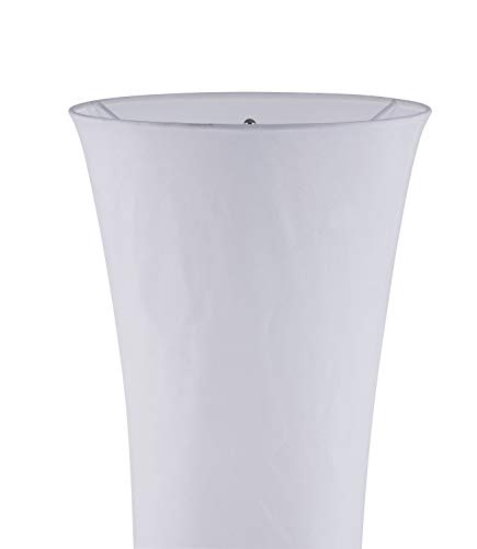 Floor Lamp For Living Room Bedrooms, Contemporary Floor Lamps With White Cloth Fabric Shade, Soft Standing Light Corner Lighting #TOP2