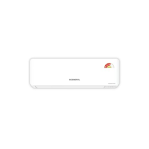 Image of GENERAL 1 Ton BEE 2026 3 Star Rated, Inverter Split AC (ASGG12CPWA-B, White, Copper, 3580W, Powerful Cooling, 10m Long Reach Airflow, 55C Max, Suitable for 120~150 Sft, Free Standard Installation)