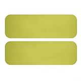 Motif antidérapant : le motif en silicone à l'arrière empêche les mouvements indésirables sur les sols en bois, carrelage ou béton, aidant à maintenir l'alignement et à améliorer la sécurité d'entraînement pour les utilisateurs de tapis de course et de vélo.