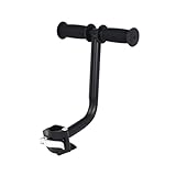 Vaveren Bike Handrail Bicycle Handrail Sturdy Accessory Child Carrier Handle Kids Seating Hand Rest Rear Seat Armrest, Without Screw