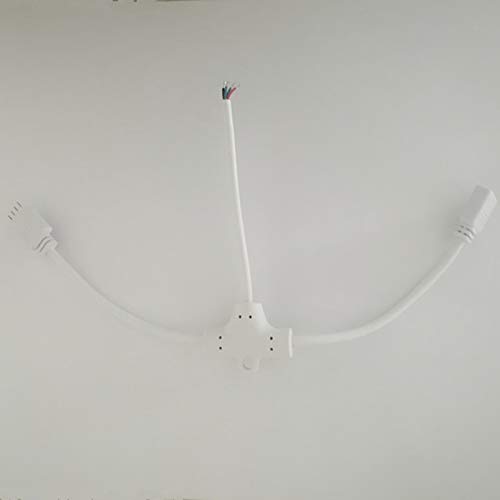 Wiring Connecting Terminals - 20pcs 10CM Wire 4PIN RGB Extension Cable Connector T Type 4Pins Plug for LED Strip Light RGB 5050 3528 LED Strip