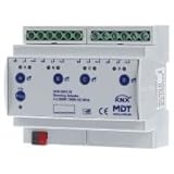 KNX Dimmaktor 4fach, 6TE, REG, 250W, 230VAC mit Wirkleistungsmessung -