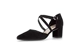 Gabor Damen Klassische Pumps, Frauen Pumps,Abendschuhe,Court Shoes,stöckelschuhe,Businessschuhe,büro,Office,elegant,rot,schwarz,39 EU / 6 UK