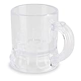  Vaso De chupito con Divertida forma de Jarra de cerveza en plástico resistente y reutilizable (25 ml, Plástico)