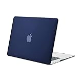 MOSISO Funda Dura Compatible con MacBook Air 13 Pulgadas (A1369 / A1466, Versión 2010-2017), Ultra Delgado Carcasa Rígida Protector de Plástico Cubierta, Azul Marino