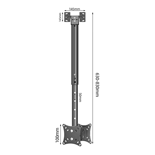 Support TV double de plafond pour optimiser les petits espaces et supprimer les reflets