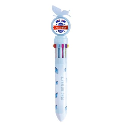 Stylo multicolore rétractable Australie pour ne plus perdre vos stylos