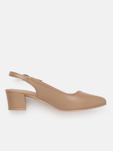 Image of Marc Loire Women's Pointed Toe Block Heel Pumps Shoes for Party, Office and Formal Occasions