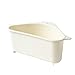 Triangular de Almacenamiento del Estante del sostenedor del hogar Multifuncional de Drenaje de Verduras Estante domésticos Vegetales Fruta de la Cocina de succión de Drenaje Estante, Beige
