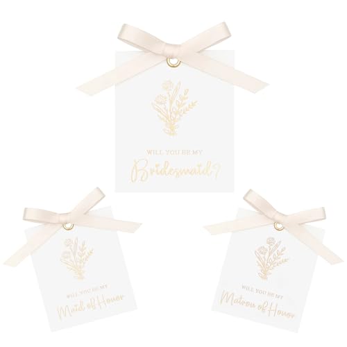 Tarjetas de dama de honor para invitación de despedida de soltera y fiesta nupcial