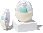 Willow Go - Reusable Breast Milk Containers with NEW & Improved Splash Guard - Holds 5 oz. Per Container - Breastfeeding Essential for The Willow Go Wearable Breast Pump, Hands Free Breast Pump - 2pk