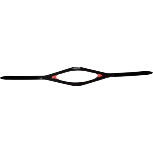 Correa para máscara Atomic Aquatics, Negro/Rojo