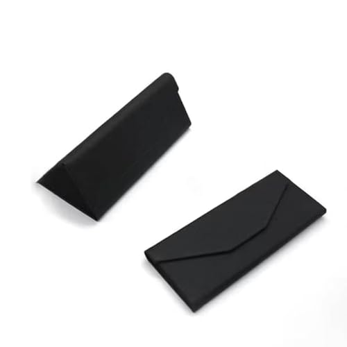 Image of OKU 1 Foldable Sunglass Case Faux Leather Eyeglass Case Pack of 1 | Magnetic Lock Cover | Hard Shell box Portable Protection Case Spectacles Goggles for Men Women Foldaway Slim Eyewear Cover