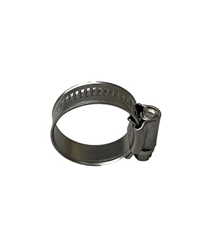 Hi-Grip Hose Clamps Clips Stainless Steel - British Type - Pipe Clamp 40-55mm, 4PCS, Silver - Image 3