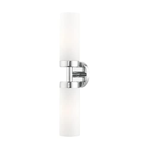 Image of Livex Lighting 15072-05 Aero Wall Sconce, Polished Chrome