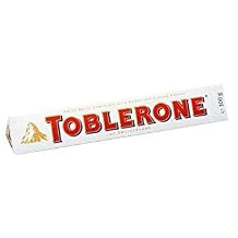 Toblerone White Chocolate, 100g 3.52 oz.