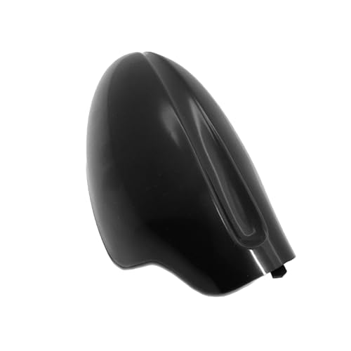 CF Advance Compatible with 02-06 Nissan Altima Left Driver Side Mirror Cover Cap Non Painted Black 2002 2003 2004 2005 2006