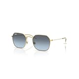 Ray Ban Rj9594s Jim Square Lunettes de soleil, Doré/bleu dégradé gris, 49 mm