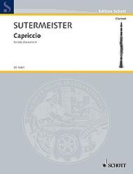 Capriccio for Solo Clarinet (1946) Softcover
