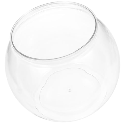iplusmile Bocal à Poissons Transparent Ornement Chic et Fonctionnel en Plastique Incassable pour Décoration de Bureau et Maison pour Plantes et Fleurs
