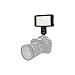 Vidpro LED-150 Photo and Video Light Kit - On Camera Panel LED Light - Adjustable and Dimmable Light Fits Cameras Video Camcorders and DLSR w/Hot Shoe Includes Rechargeable Battery Diffuser and More