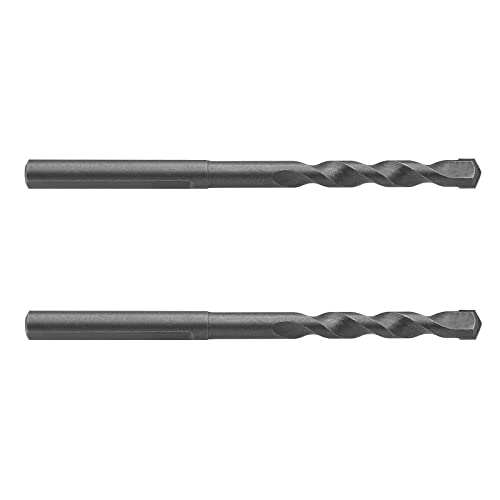 MaxTool 2PCs 1/4" x 3-3/4" Carbide Tipped Pilot Drill Bits for All holesaw arbors to Cut Asphalt Brick Concrete Marble Tile etc; BA00S16R14P2